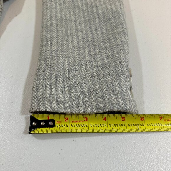 VTG IMPERIAL by HAGGAR 100% Wool Sports Coat Gray Herringbone Suit Coat Mens 40R - Picture 13 of 16